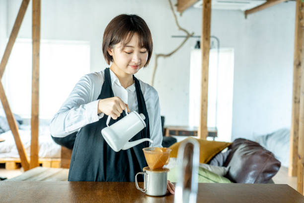 istock Image of a woman in a restaurant 1295631430