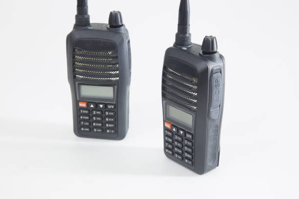 istock Walkie-talkies on a white background. 1295631495