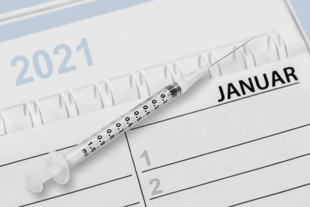 istock Calendar Vaccination January  2021 close up 1295637910