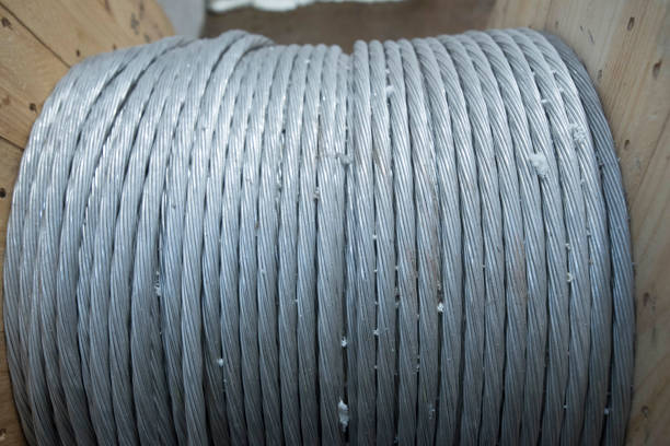 istock steel wire on a reel 1295641566