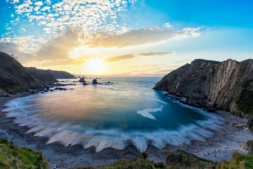 Asturias, Cudillero, Europe, Spain, Atlantic Ocean