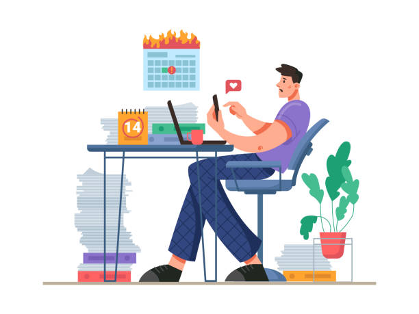 Timer Waster 6,200+ Wasting Time Stock Illustrations, Royalty-Free Vector Graphics ...