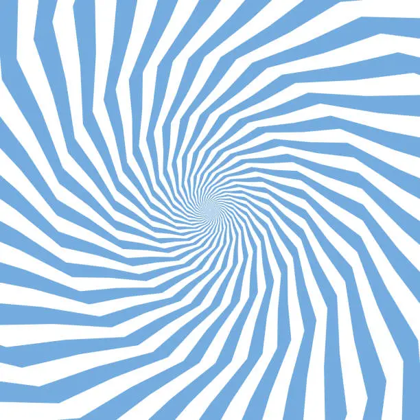 Vector illustration of Swirl pattern made of the blue and white colors