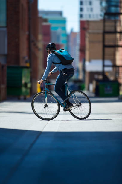 istock Big City Bicycle Commuter 1295651570