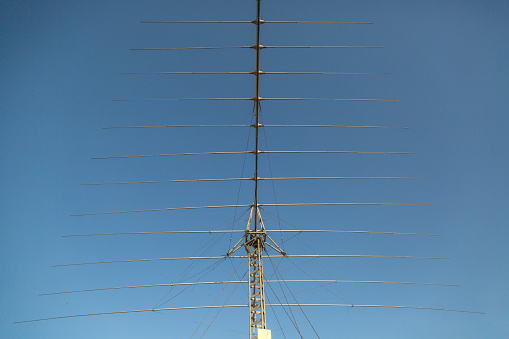 Communication and transmission tower for military use