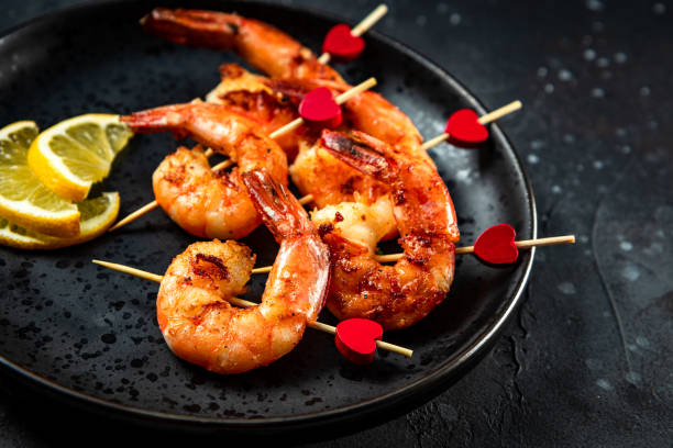 440+ Heart Shaped Shrimp Photos Stock Photos, Pictures & Royalty-Free