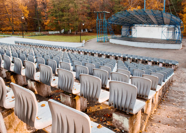 istock empty outdoor concert hall in autumn 1295653305
