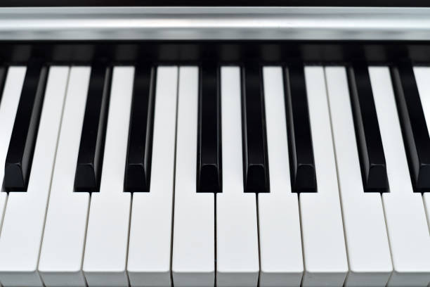 istock Close-up of piano keys 1295656526