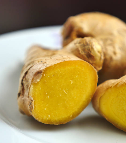 istock natural antibiotic fresh ginger tuber, 1295661545