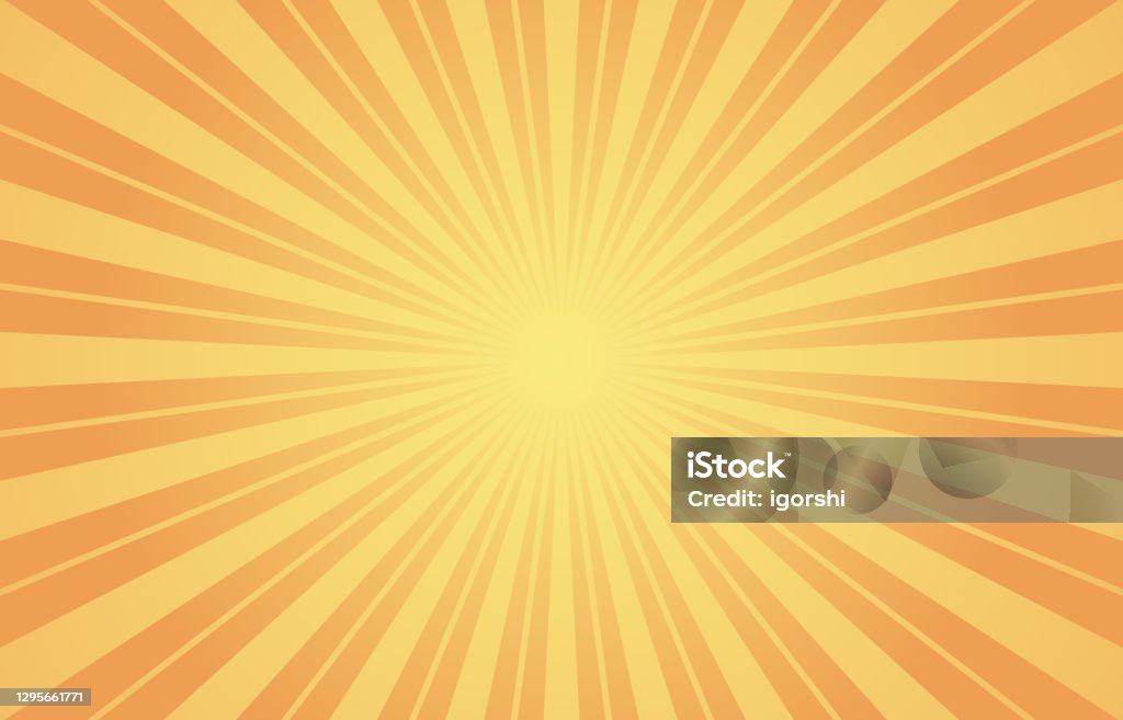 Splash Ray Sun Splash Rays Stock Illustration - Download Image Now - Abstract ...