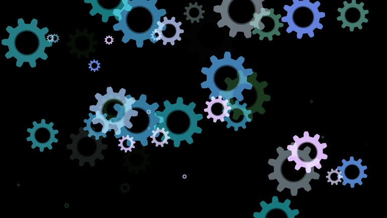 Gears Loopable 1,000+ Gears Black Background Stock Videos and Royalty-Free Footage ...