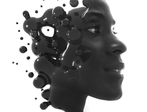 istock A portrait combined with 3D art 1295671203