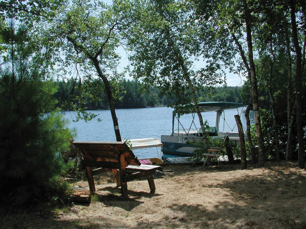istock View of Lake and beach 1295671593