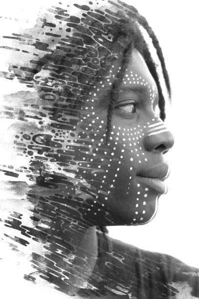 istock Artistically manipulated creative profile portrait 1295672399