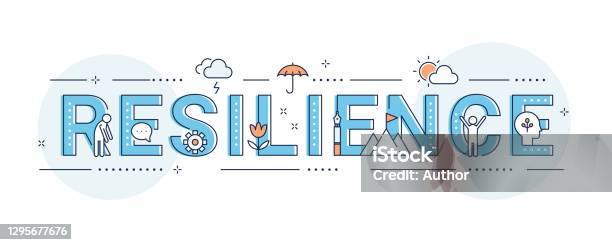 Resilience Coping With Stress And Crisis Emotional And Psychological Ability Illustration Sign Vector Design Stock Illustration - Download Image Now
