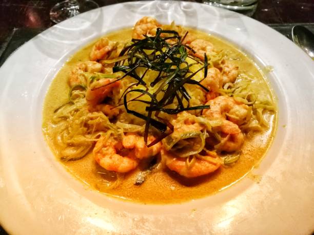 istock Risotto with prawns and shrimps 1295680629