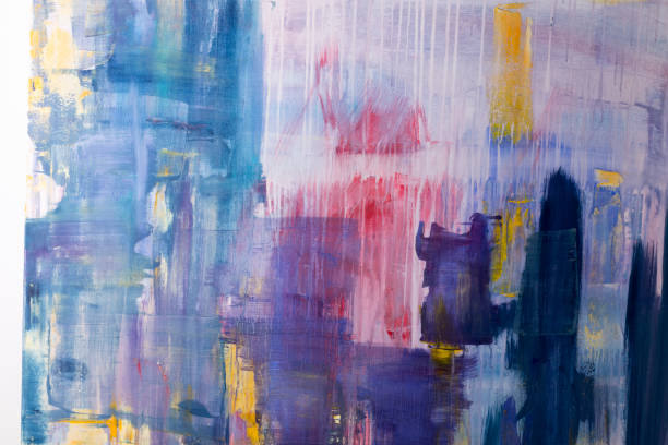 Painting Artistic bright color oil paint texture abstract artwork. Modern futuristic pattern for grunge wallpaper, interior, album, flyer cover, poster, booklet background. Creative graphic design Painting Artistic bright color oil paints texture abstract artwork. Modern futuristic pattern for grunge wallpaper, interior, album, flyer cover, poster, booklet background. Creative graphic design abstract oil painting for beginners stock pictures, royalty-free photos & images