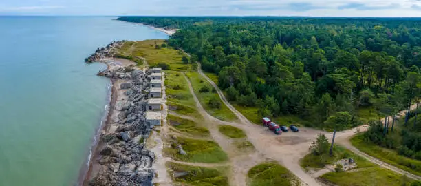 Photo of Aerial view of the Karosta coast