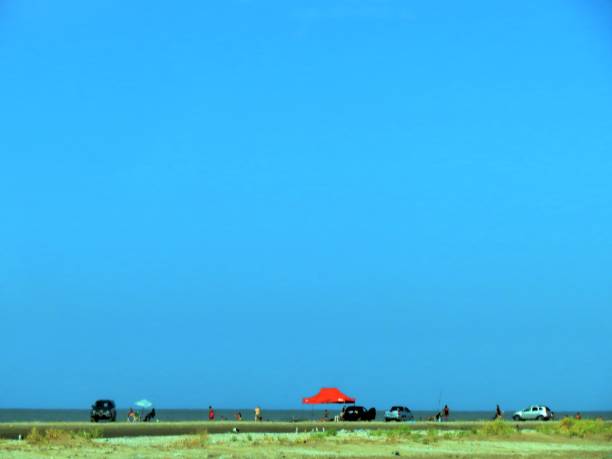 Punta Rasa beach in San Clemente del Tuyú, Buenos Aires Province, Argentina.