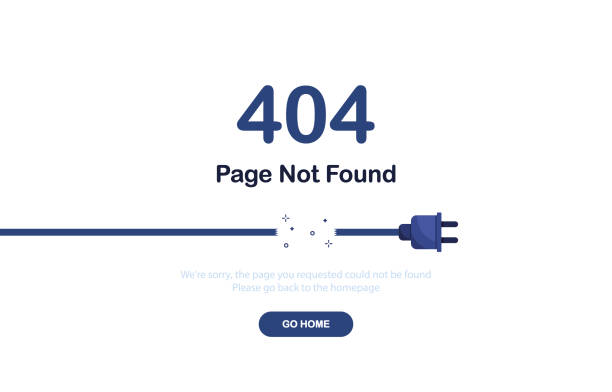 404 fehlerseite banner nicht gefunden - berg brocken stock-grafiken, -clipart, -cartoons und -symbole