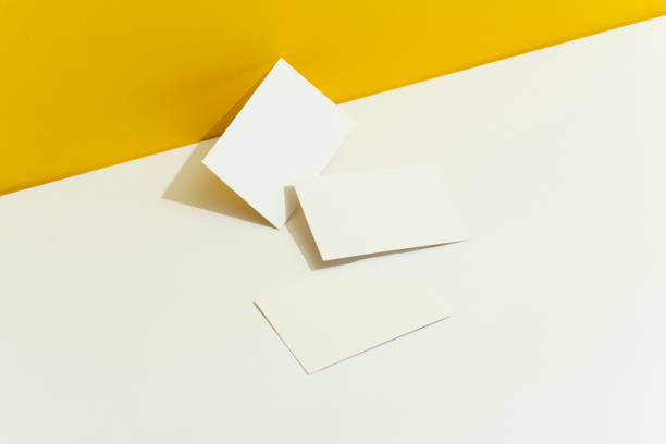istock Business card mockup, template 1295693577