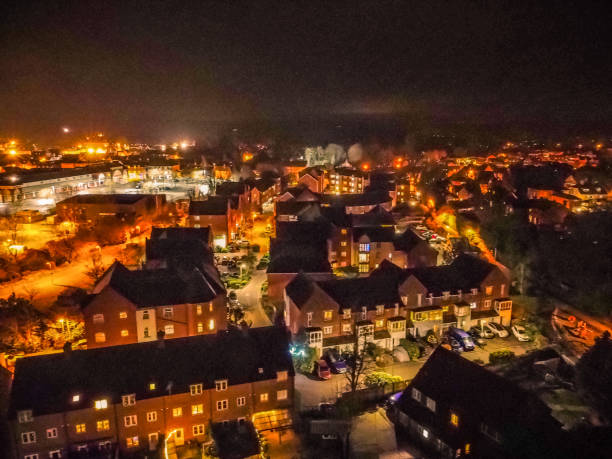 istock Wantage in Oxfordshire at Night in Lockdown 1295694126