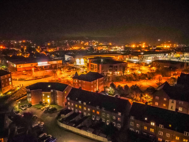 istock Wantage in Oxfordshire at Night in Lockdown 1295694692