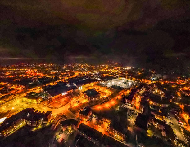 istock Wantage in Oxfordshire at Night in Lockdown 1295694708