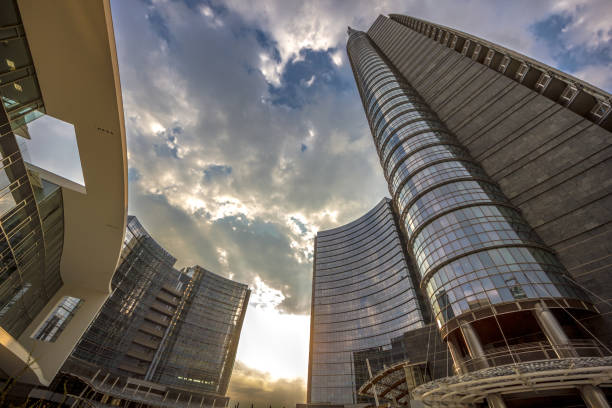 istock urban skyline, corporate buildings 1295694997