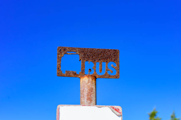 istock Bus poster over the blue sky 1295701115