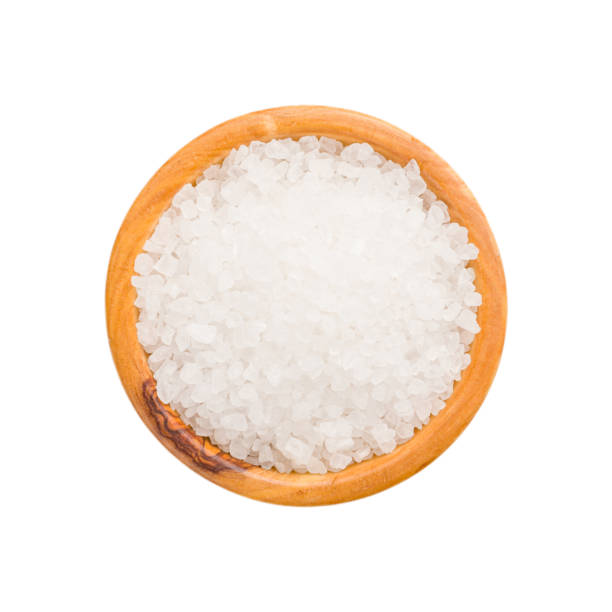 istock salt on white isolated , on wooden gravy boat 1295703421