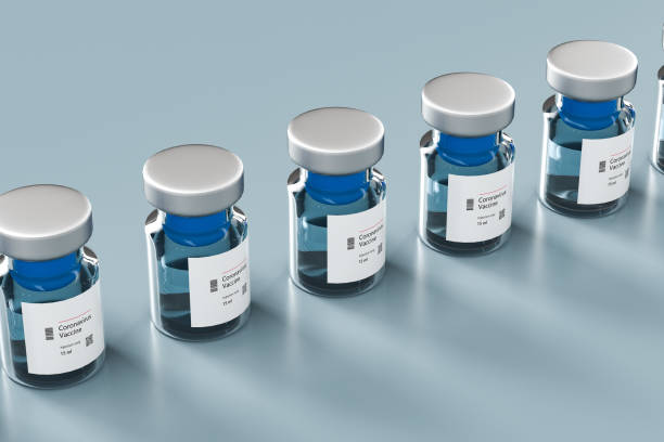 istock Covid-19 vaccine bottle,3d render 1295710765