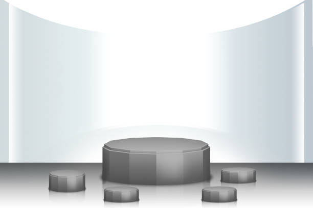 istock 3d rendering platform for advertising products background and space 1295711531