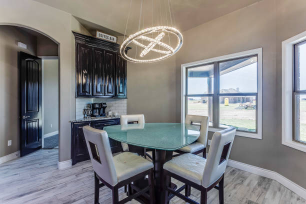 istock New contemporary modern home and dining area 1295718867