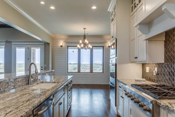 istock Kitchen galley in new home that is ready for move-in 1295719651