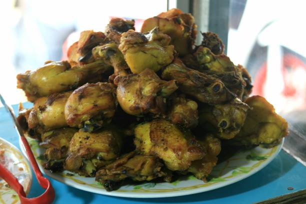 istock Indonesian food fried free-range chicken 1295719720