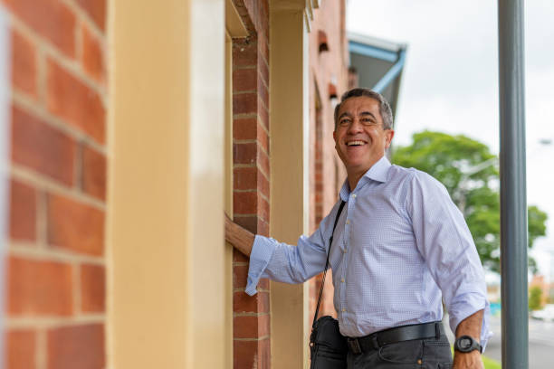 istock Maori Businessman Arriving at Work 1295722441