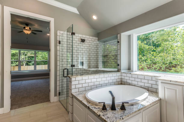 istock Gorgeous bathroom with all the luxuries 1295723424