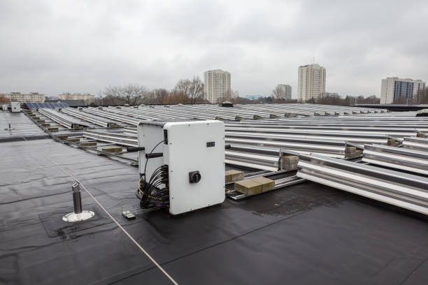 istock the solar panels on the roof on a raining day 1295730840