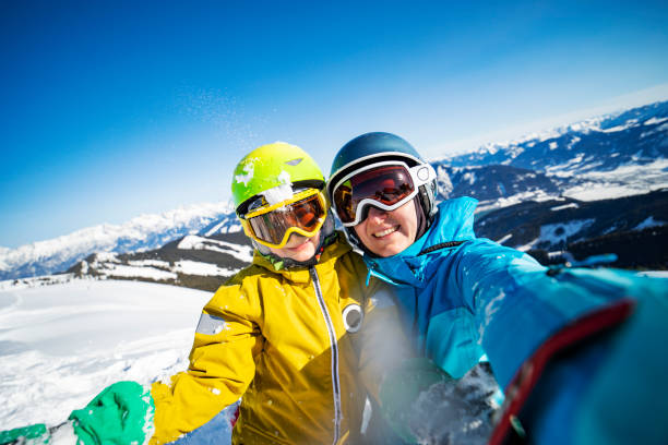 istock Ski holidays in mountains 1295733338