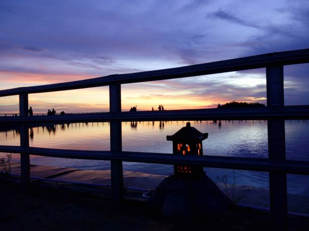 istock Sunset from the lake 1295737315