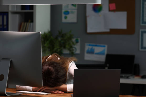 istock Lady preparing report for conference 1295739579
