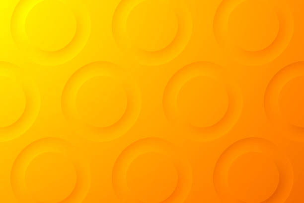 Abstract orange background - Geometric texture Modern and trendy abstract background. Geometric texture with seamless patterns for your design (colors used: orange, yellow). Vector Illustration (EPS10, well layered and grouped), wide format (3:2). Easy to edit, manipulate, resize or colorize. yellow background stock illustrations