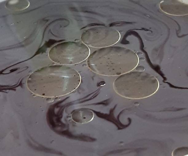 istock Unique abstract macro photo on gray background 1295747202