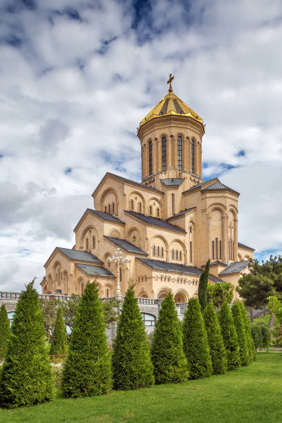 istock Holy Trinity Cathedral of Tbilisi, Georgia 1295752809