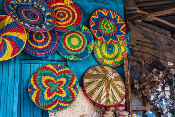 Addis Market in Addis Ababa, Ethiopia in Africa. Addis Mercato in Addis Abeba, Ethiopia, the largest market in Africa. addis ababa ethiopia photos stock pictures, royalty-free photos & images