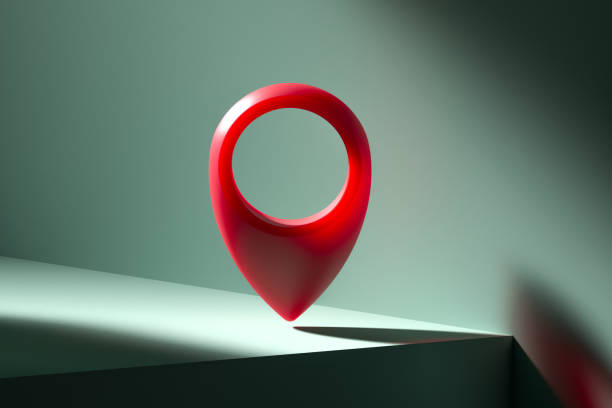 istock Location pin icon. Map sign. GPS. Geo Location Pin. Map pointer. Minimalism. 3d rendering 1295756699