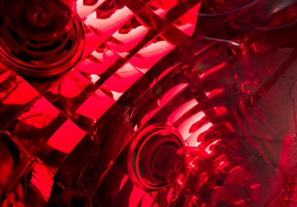 istock Abstract macro of car lights 1295761730