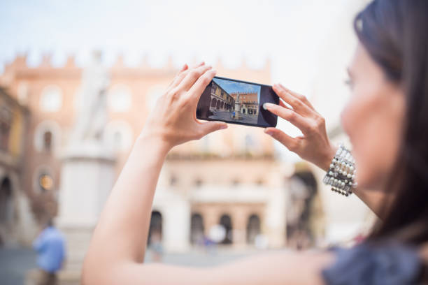 istock Young women discovering Italy-Verona 1295761972
