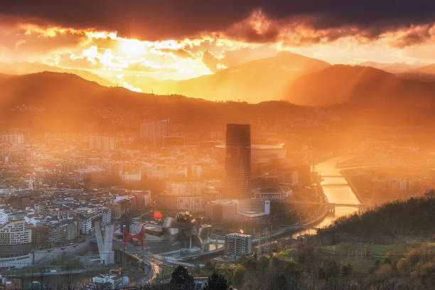istock panoramic view of bilbao basque city, Spain 1295763319